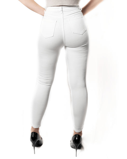 Jeans da donna bianco